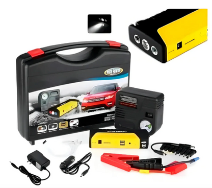 Iniciador Arrancador Batería Carro Moto Compresor Kit 12v